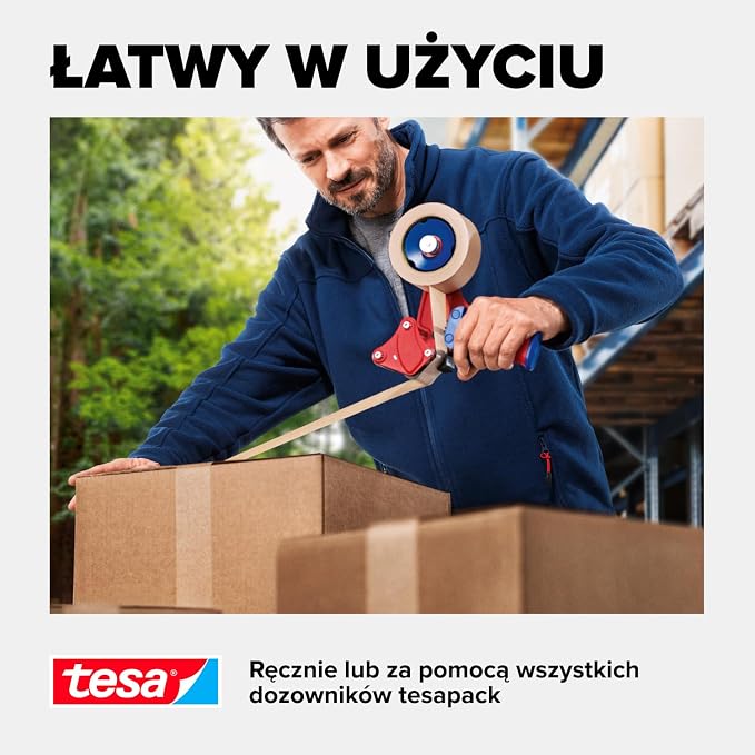 tesapack STRONG PAPER Taśma pakowa papierowa - obrazek 5