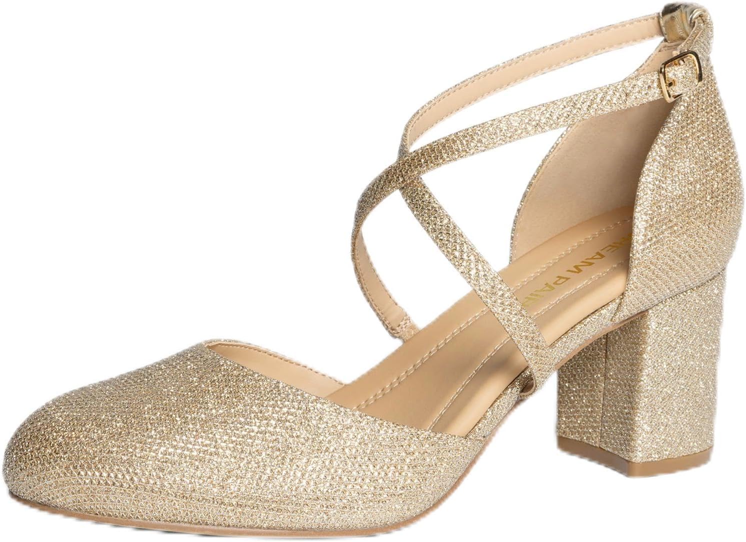 DREAM PAIRS Damskie czółenka eleganckie - obrazek 2