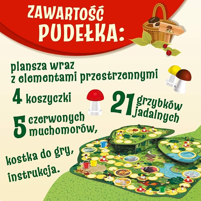 Trefl Gra Grzybobranie w Zielonym Gaju - obrazek 6