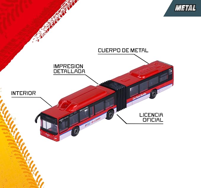 Majorette MAN City Bus lub Avenio Tram - obrazek 6