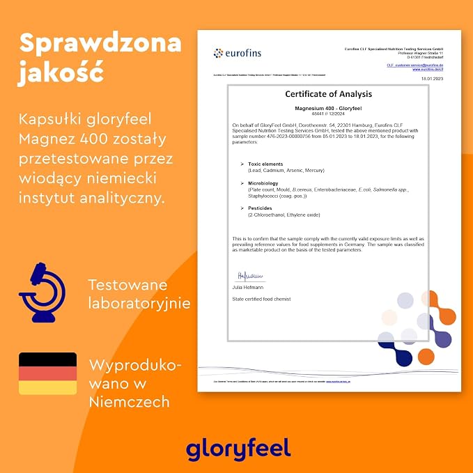 Magnez 400 kapsułek 760 mg w tym 400 mg magnezu pierwiastkowego - obrazek 4