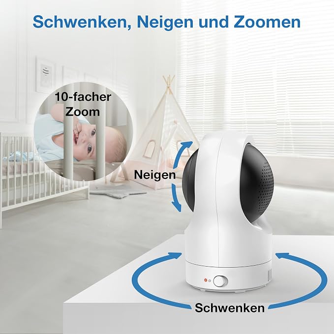 Vtech RM7764HD z kamerą 1080p WiFi Remote Access - obrazek 7