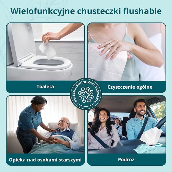 WhyWorry Wilgotny Papier Toaletowy Spłukiwalny - obrazek 7