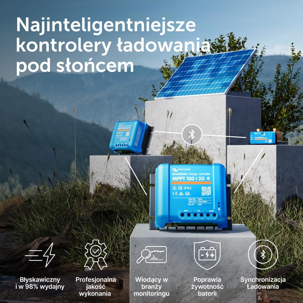 Victron Energy SmartSolar MPPT 100V 20 amp 12 - obrazek 3