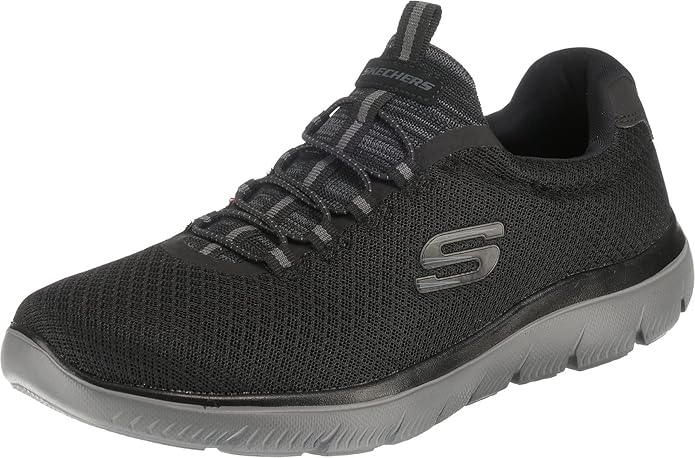 Skechers Męski Wsuwane Buty Sportowe Summits High Range, Charcoal
