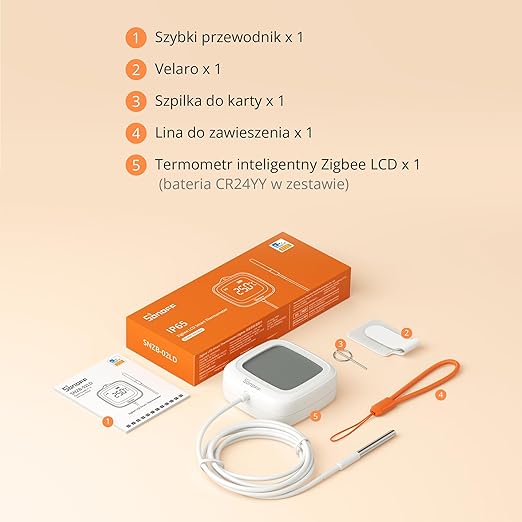 SONOFF SNZB 02LD Czujnik Temp. Zigbee - obrazek 5
