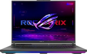 ASUS ROG Strix G18 G814JIR-N6003W | 18″ | Intel Core i9 14900HX | 32GB RAM | 1 TB SSD | NVIDIA GeForce RTX 4070 | Windows OS | Klawiatura QWERTY
