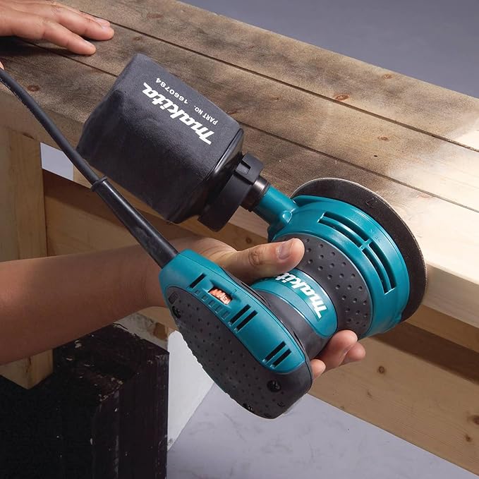 Makita Bo5031 Szlifierka, Szary/Niebieski, 12,3 x 15,3 x 15,3 cm - obrazek 3