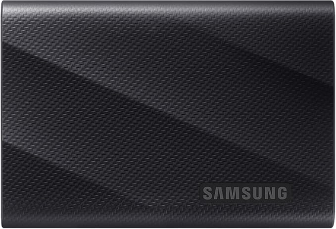 Przenośny dysk SSD Samsung T9, 2 TB, prędkość odczytu 2000 MB/s, prędkość zapisu 2000 MB/s, USB 3.2 Gen 2x2, dla profesjonalistów, zgodny z komputerami Mac, PC, smartfonami, kamerami 12K, MU-PG2T0B/EU