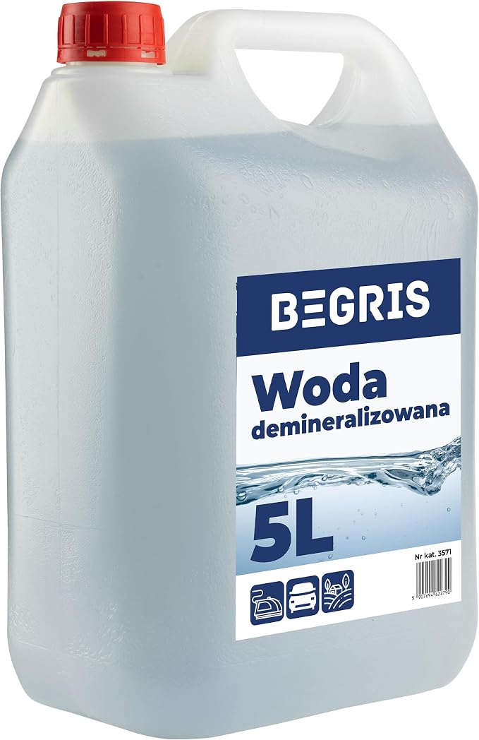 Woda destylowana Demineralizowana 5L Wysoka Jakość Woda Destylowana