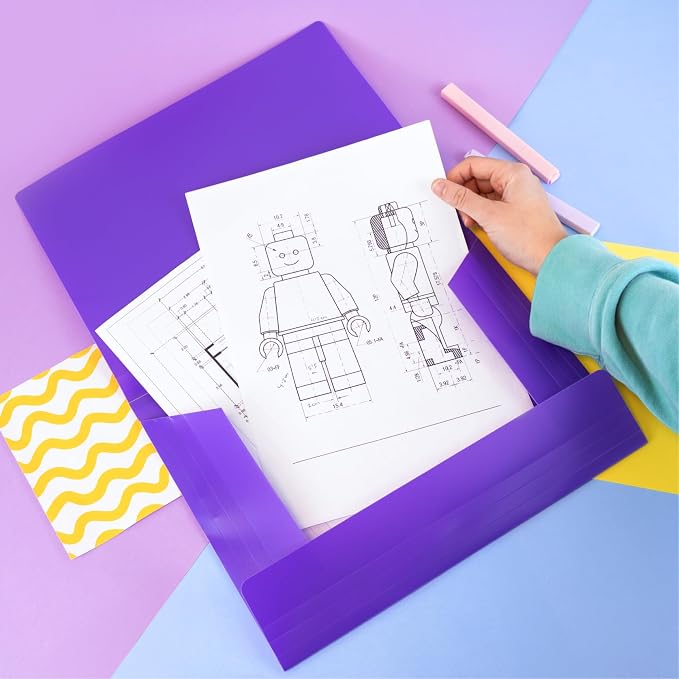 RAYLU PAPER Folder z gumkami i klapkami Rozmiar A4 - obrazek 6