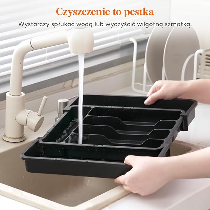 Lifewit Organizer do Szuflady Kuchennej na Sztućce - obrazek 6