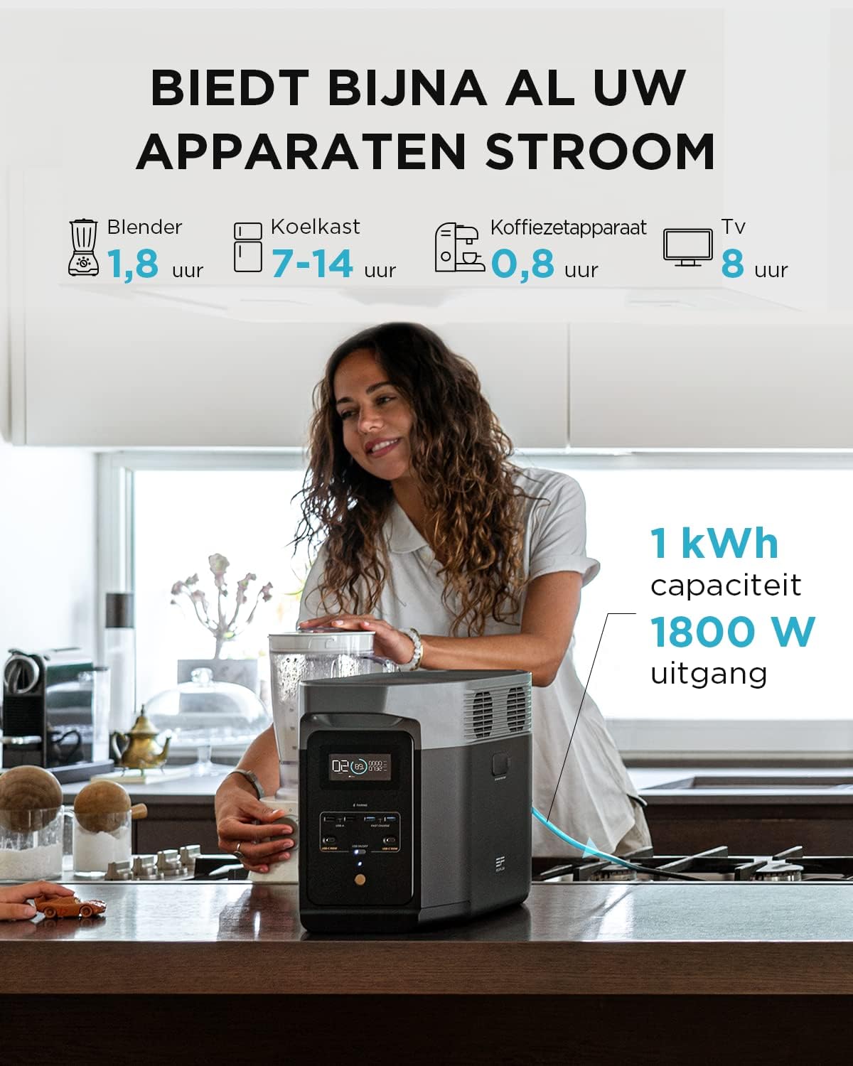 EcoFlow DELTA 2 przenośna stacja elektryczna o skalowalnej - obrazek 4