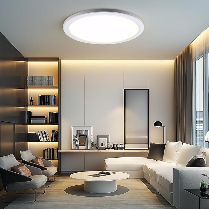 DA LIGHT Płaska lampa sufitowa LED 18 W 2000 lumenów - obrazek 3