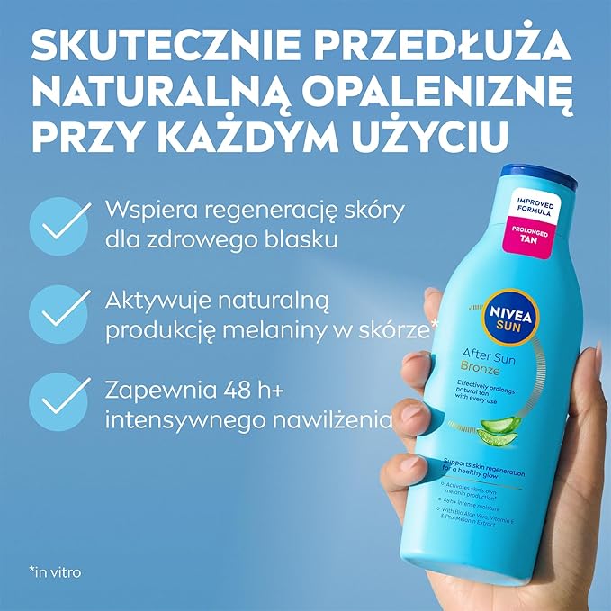 NIVEA SUN After sun BRONZE Balsam po opalaniu przedłużający - obrazek 4