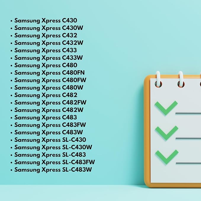 EVOKE CLT-Y404S CLTY404S Toner Kompatybilny z SAMSUNG Xpress C430 C430W C480W C480FW C480 Żółty (Yellow) 1000 Stron - obrazek 3