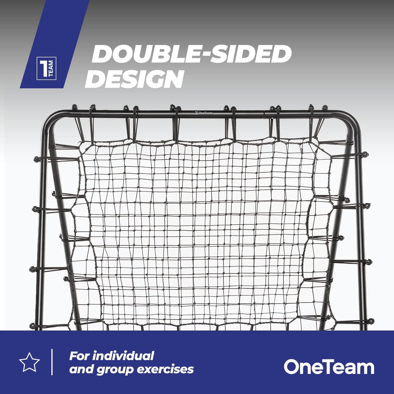 OneTeam Rebounder dwustronna do treningu piłki nożnej - obrazek 3