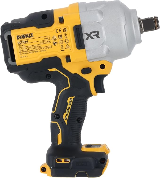 DEWALT DCF964N 18V 3/10.2 cm Wysokoobrotowy bezprzewodowy bezszczotkowy klucz udarowy tylko korpus - obrazek 6