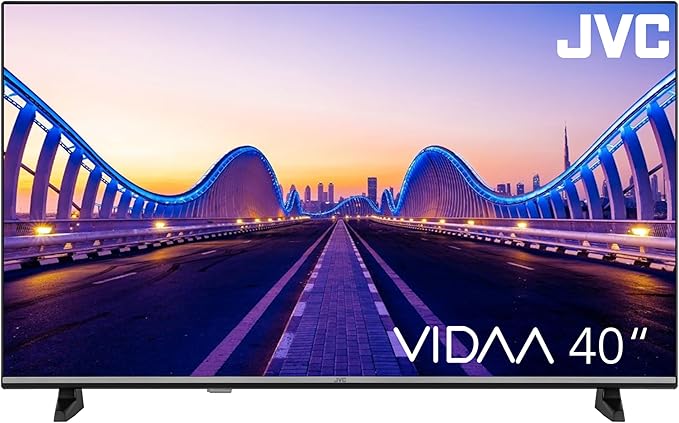 JVC VIDAA LT-40VDF5455 Telewizor 40" Full HD, HDR z wbudowanym potrójnym tunerem, LED Czarny