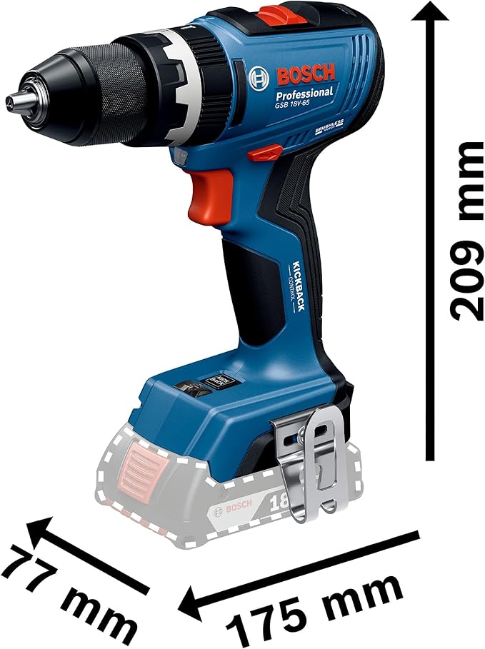 Bosch PRO 18V System Zestaw Combo: GSB 18V-65 - obrazek 4