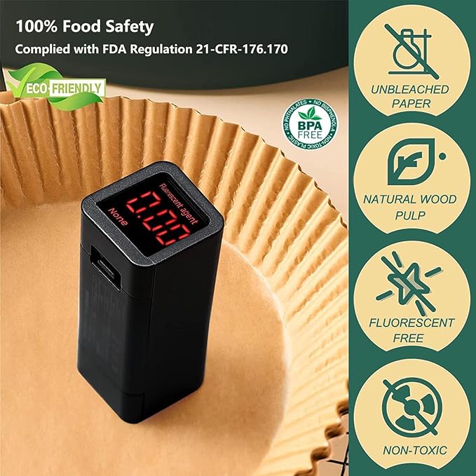 Papier do Pieczenia Frytkownica Beztłuszczowa Airfryer - obrazek 6