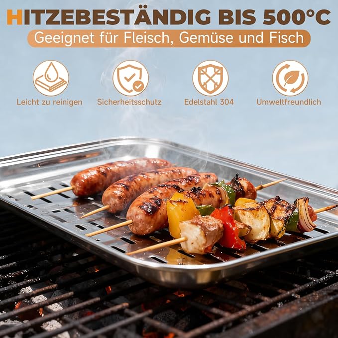 tacki do grilla ze stali nierdzewnej 3 sztuki - obrazek 6