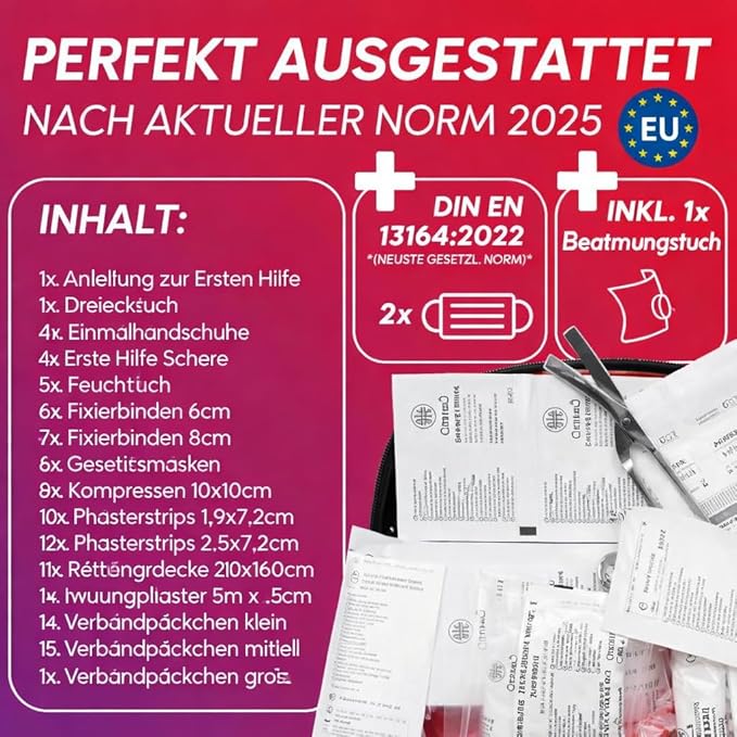 Apteczka samochodowa zgodna z normą 2025 - obrazek 2
