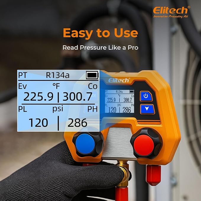 Elitech DMG-2SE cyfrowy kolektor klimatyzacji - obrazek 5