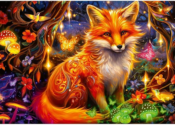 Trefl Puzzle 1000 Elementów DreamScapes: Baśniowy Lis - obrazek 2