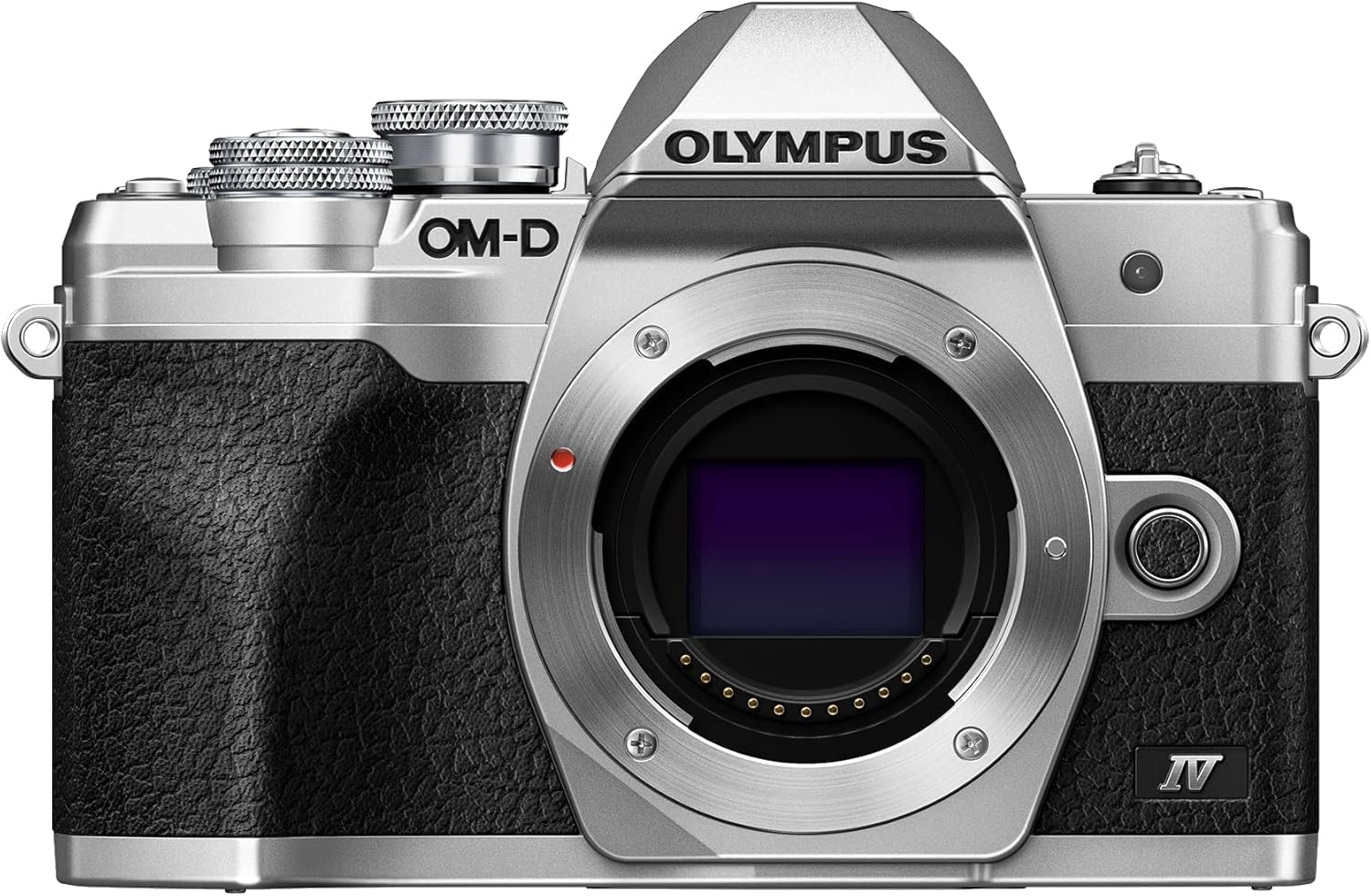 Olympus OM-D E-M10 Mark IV Aparat Bezlusterkowy, Matryca 20 MP, Srebrny | Stabilizacja 5-osiowa, wideo 4K, odchylany ekran LCD do selfie, Wi-Fi oraz Bluetooth, wizjer elektroniczny i szybki AF - obrazek 2