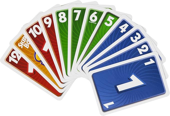 Mattel Games 52370 Gra Karciana Skip-Bo i Gra Rodzinna odpowiednia - obrazek 6