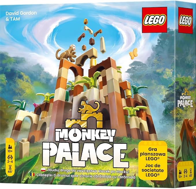 Dotted Games Monkey Palace Gra planszowa LEGO: Zbuduj drogę