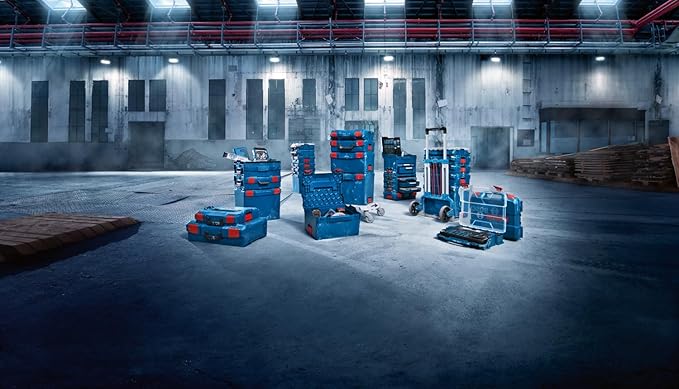 Bosch Professional: system walizek L-BOXX (pojemność: 28.4 litra, maks. obciążenie: 25 kg, waga: 2.4 kg, materiał: tworzywo sztuczne ABS, PA6) - obrazek 7