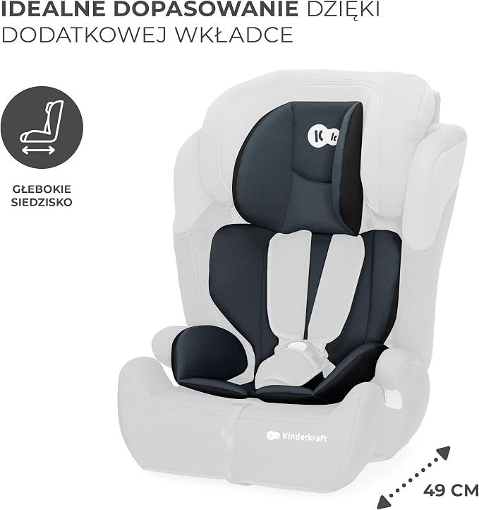 Kinderkraft COMFORT UP Fotelik samochodowy i-Size - obrazek 7