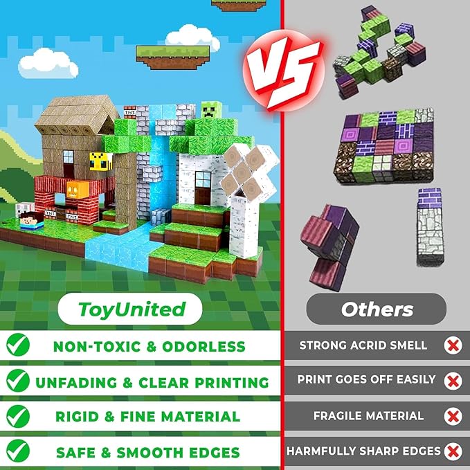 ToyUnited Magnetyczne klocki bloki magnetyczne - obrazek 4