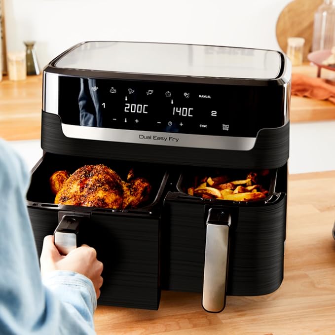 Tefal EY9018 Dual Easy Fry Frytkownica Beztłuszczowa - obrazek 3