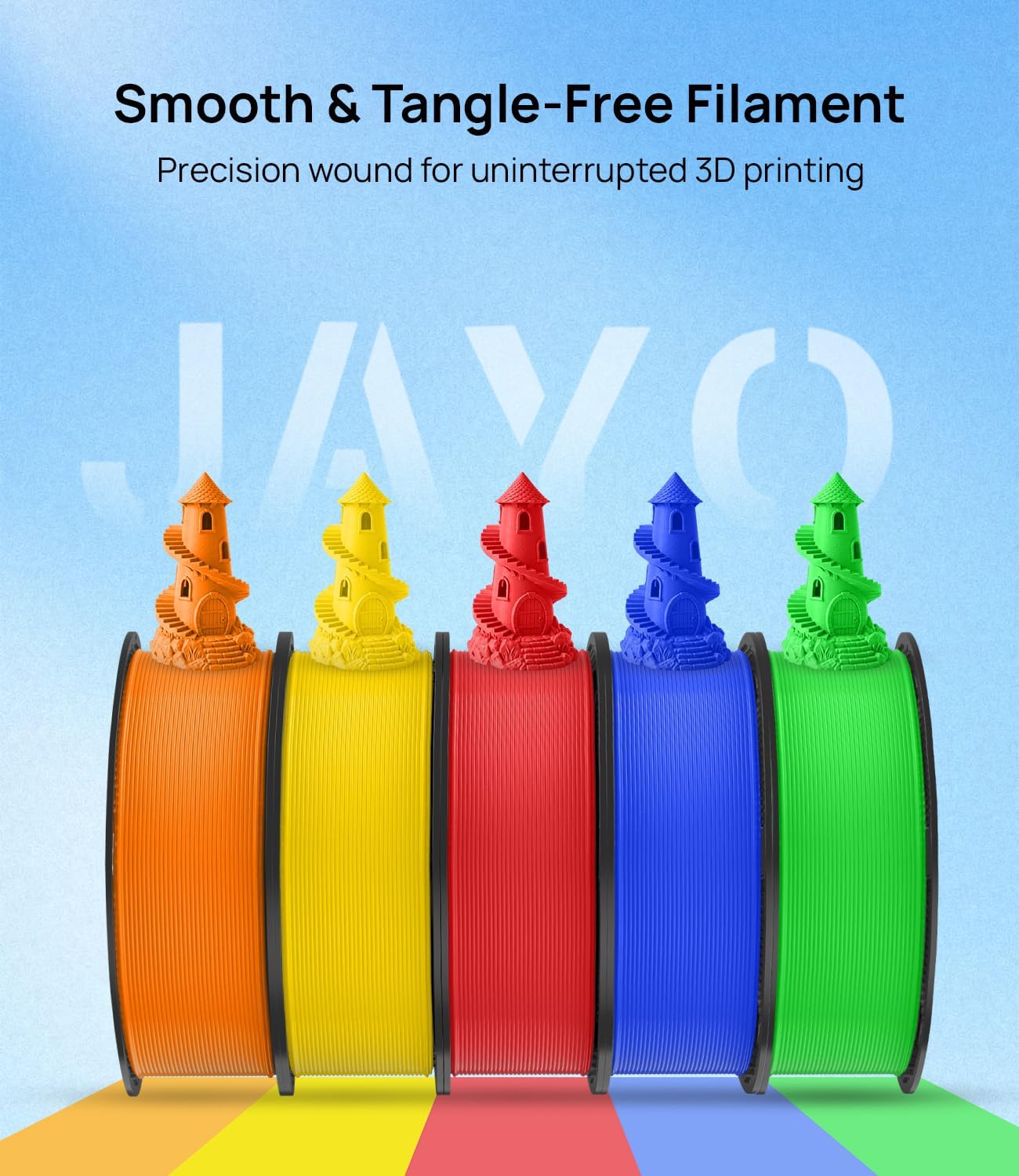 JAYO PLA 1 75 mm 1 kg gładki filament do drukarki 3D - obrazek 6