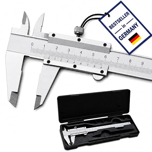Retoo Suwmiarka analogowa stalowa 150 mm ze śrubą blokującą