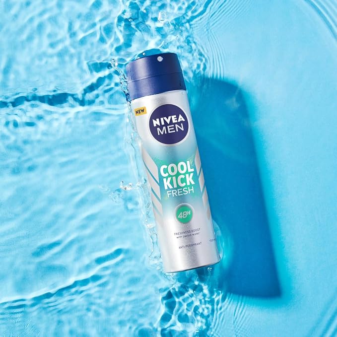 NIVEA MEN Fresh Kick Antyperspirant w sprayu 150 ml - obrazek 7