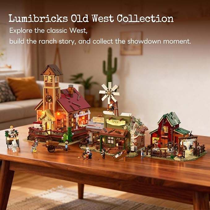 LUMIBRICKS Wild West Ranch Duel zestaw klocków zaciskowych - obrazek 6
