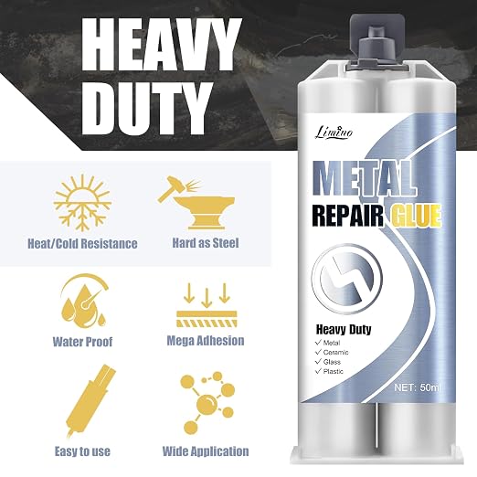 Klej do metalu 100 ml 2 elementy kleju spawalniczego do naprawy - obrazek 3