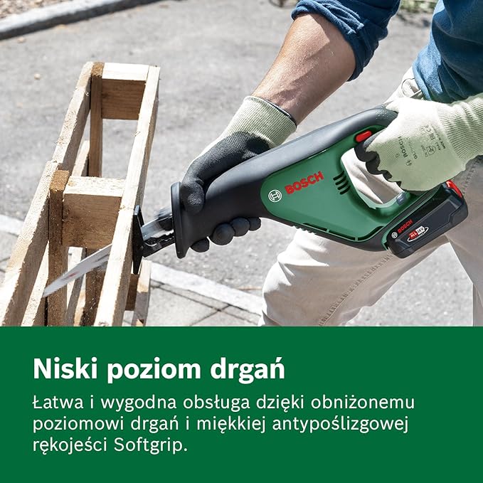 Bosch Home and Garden Akumulatorowa piła szablasta AdvancedRecip 18 (bez akumulatora, system 18V, opakowanie kartonowe) - obrazek 3