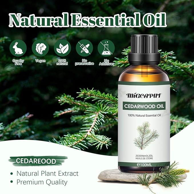 MIGCAPUT Olejek Eteryczny z Drzewa Cedrowego 100ML - obrazek 2