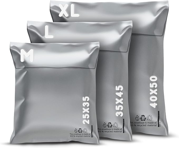 RAGO® Plastikowe torebki wysyłkowe I foliopaki M-10 sztuk