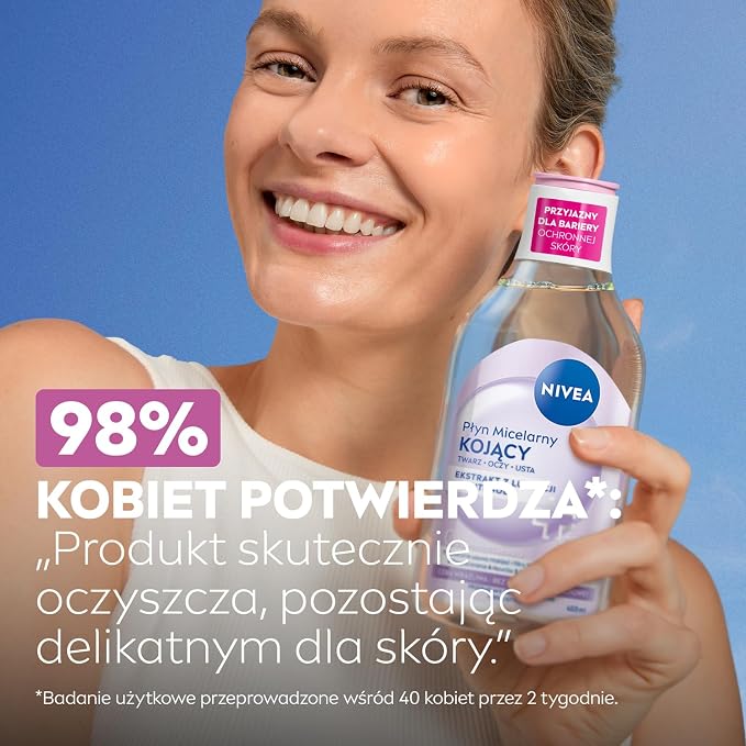 NIVEA Kojący płyn micelarny dla cery wrażliwej i nadwrażliwej - obrazek 7