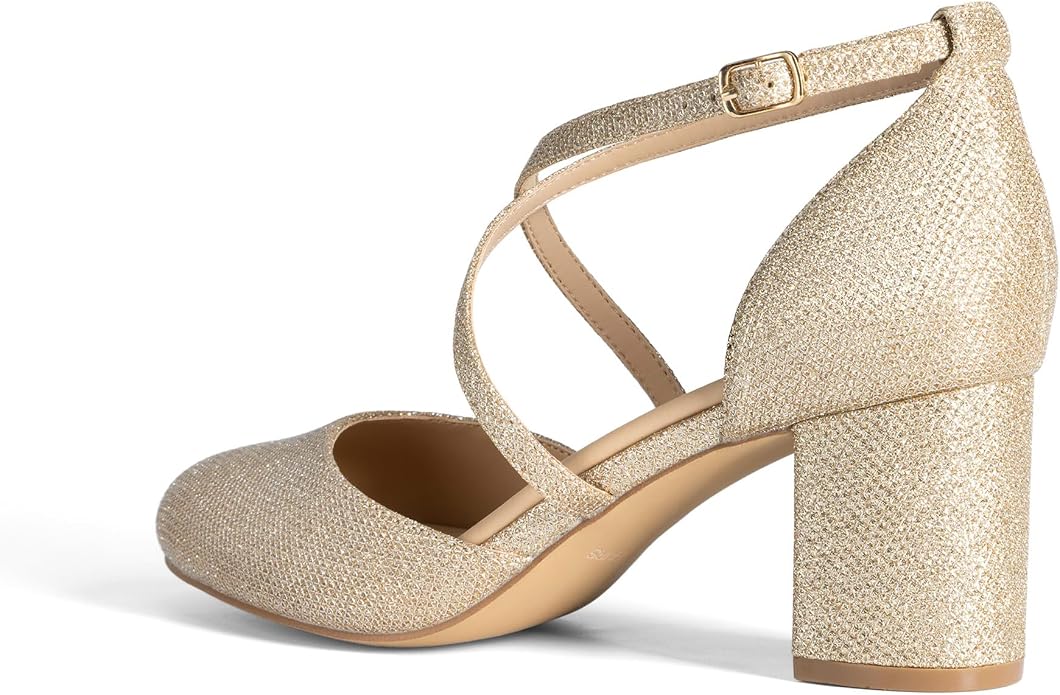 DREAM PAIRS Damskie czółenka eleganckie - obrazek 6