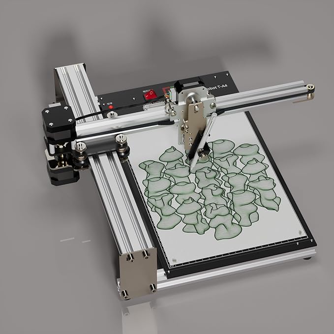 UUNATEK oryginalny ploter iDraw 2.0 T-Structure XY, maszyna do rysowania, robot do pisania ręcznego z płytą piwniczną, obszar roboczy A4, 3 x 42 silniki krokowe, prędkość zapisu - obrazek 6