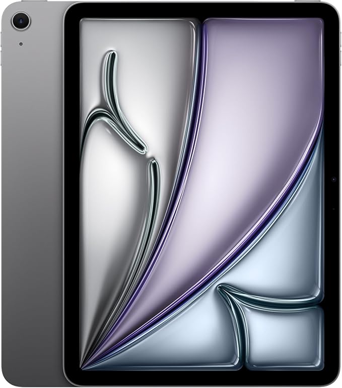 Apple iPad Air 11 cali (M4): wyświetlacz Liquid Retina, 256 GB, przedni/tylny aparat 12 MP, Wi‑Fi 7 z czipem Apple N1 – gwiezdna szarość