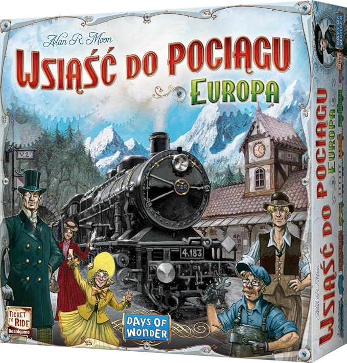 Days of Wonder Gra planszowa Wsiąść Do Pociągu: Europa