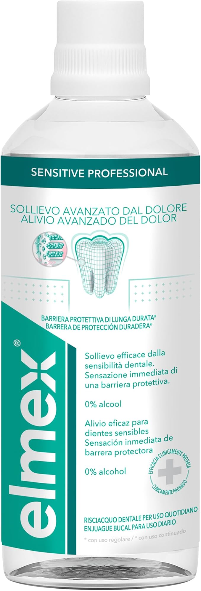 elmex Sensitive Professional 400 ml płyn do płukania jamy ustnej - obrazek 2